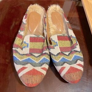 Universal thread slip on Aztec shoes. 
Women’s size 7.5